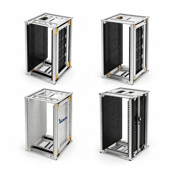 КАДАММ МПП-355 — магазины для печатных плат SMT 355×320 мм, стальное основание