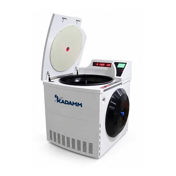 КАДАММ ЦФ-НР802 — низкоскоростная напольная центрифуга очень большого объёма с охлаждением, 8000 об/мин, 6×2400 мл